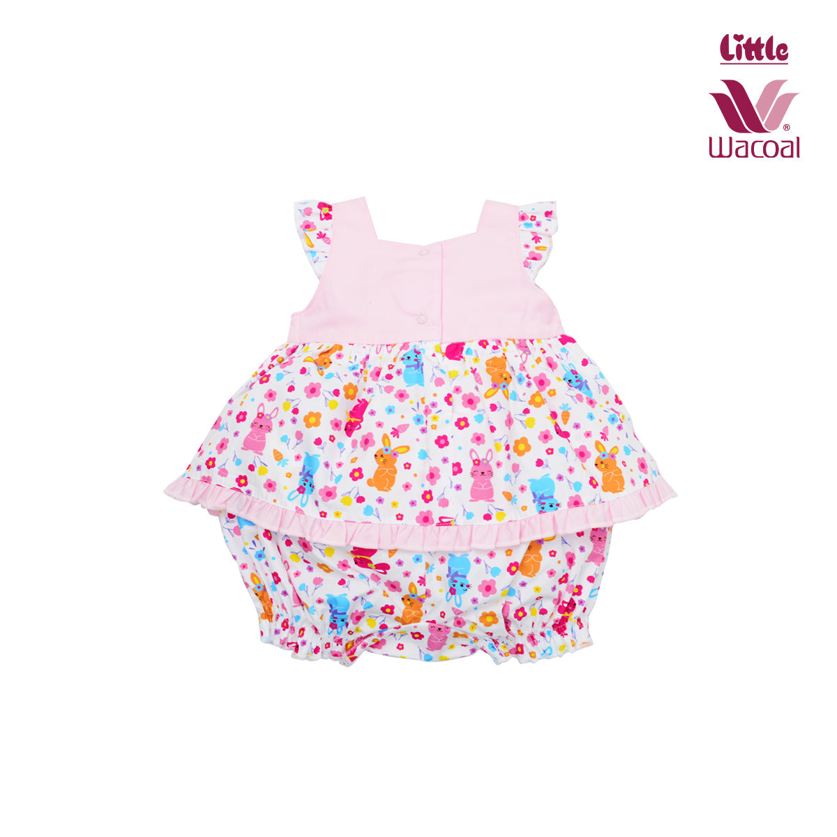 Little Wacoal ชุดบอดี้สูทแขนสั้น สำหรับเด็กแรกเกิด-1ปี LB8BC1