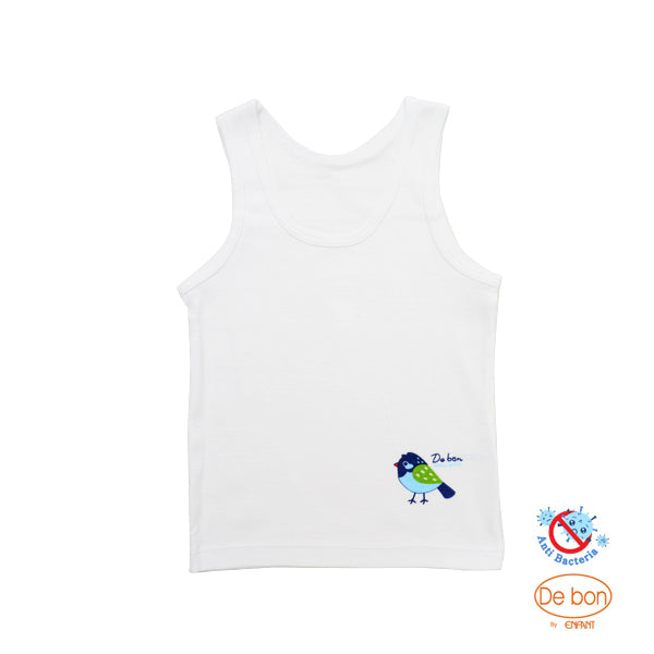 DEBON เสื้อกล้ามเด็กเล็ก แพ็ค 2 ตัว เด็กอายุตั้งแต่ 1 - 10 ปี