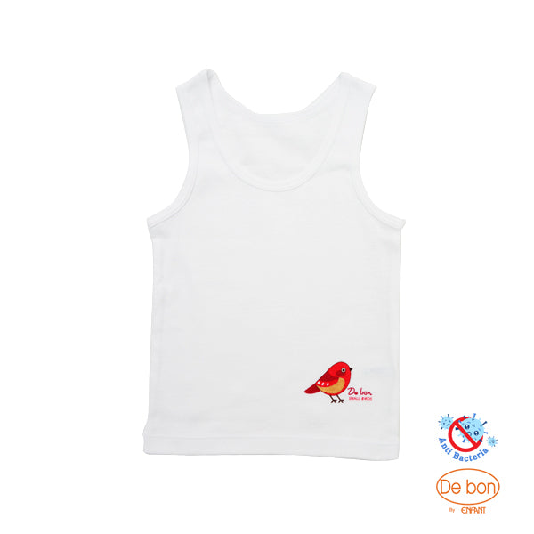 DEBON เสื้อกล้ามเด็กเล็ก แพ็ค 2 ตัว เด็กอายุตั้งแต่ 1 - 10 ปี