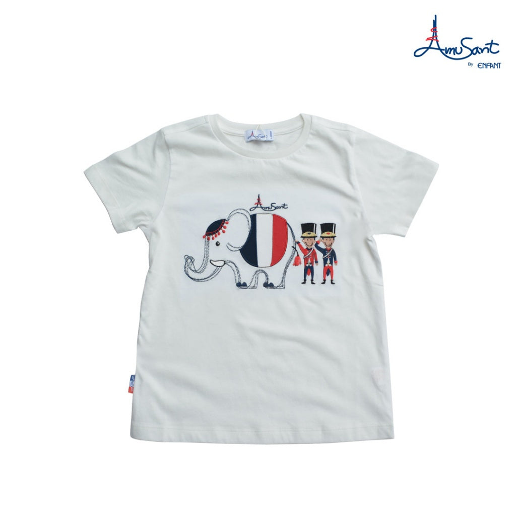 Amusant By Enfant เสื้อแขนสั้นเด็กโต