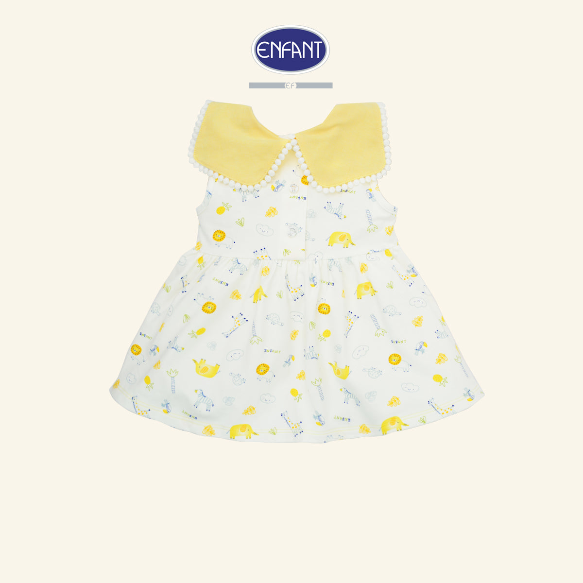 ENFANT ชุดเดรสกระโปรง+ที่คาดผม ซาฟารี 3เดือน-2ขวบ รุ่นEB4JS1