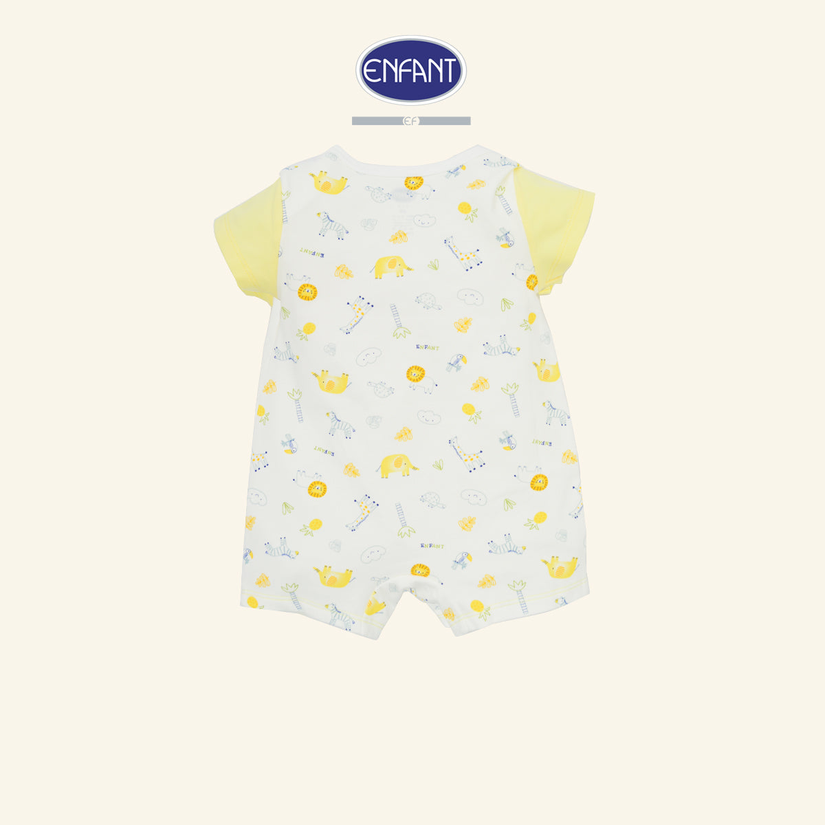ENFANT ชุดบอดี้สูทสิงโต แขนสั้น ซาฟารี แรกเกิด-1ขวบ รุ่นEB8JS160