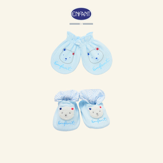 ENFANT ถุงมือ-ถุงเท้า ฟรีไซซ์ (ขายแยกชิ้น) ฟ้า-ชมพู EA9JX0, EA9JX1