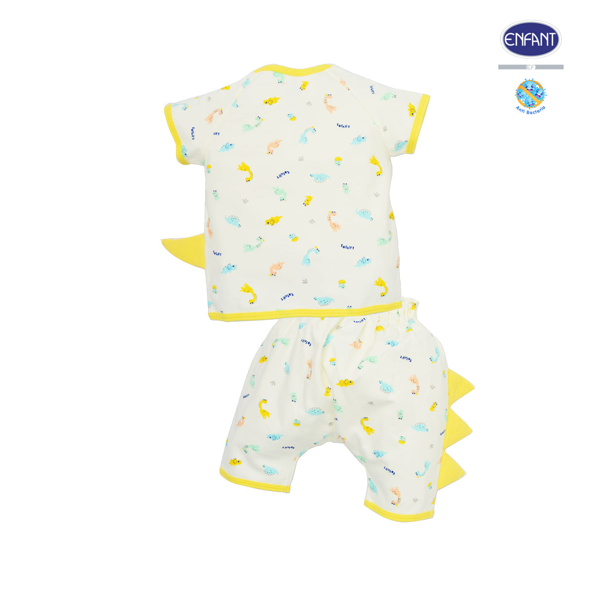 Enfant soft flex เสื้อผูกป้ายแขนสั้น สำหรับแรกเกิด-6เดือน EB1JL5