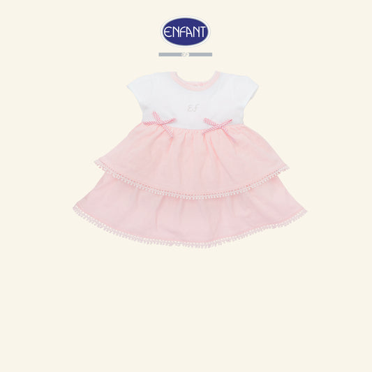 ENFANT เดรสเด็กหญิง Cotton Jacquard EB4JJ1