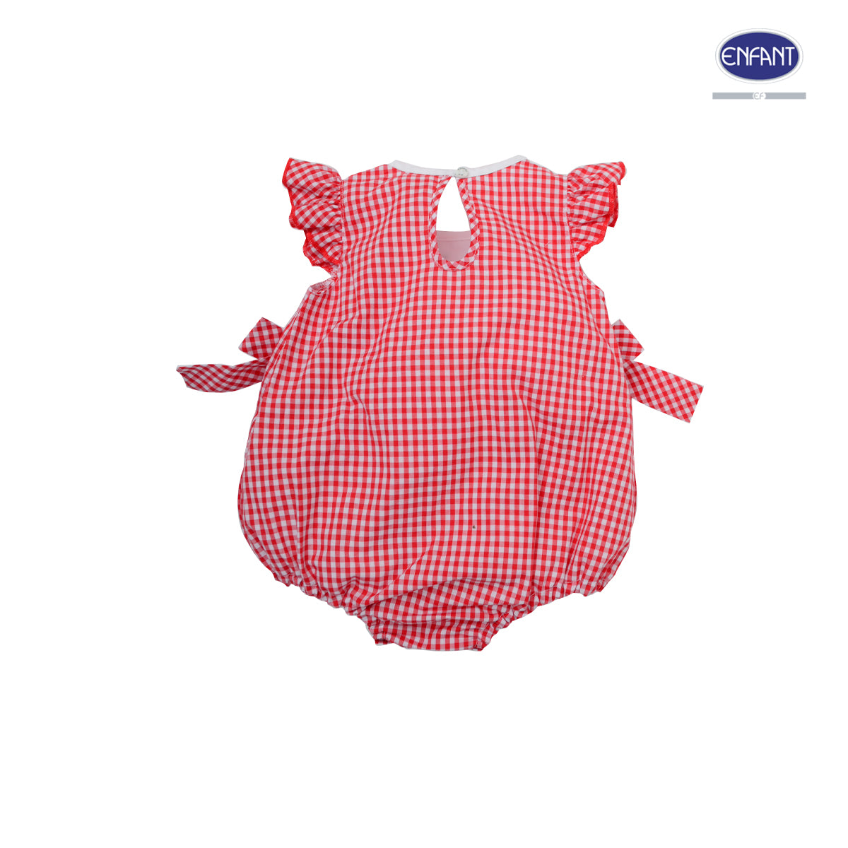Enfant ชุดบอดี้สูทสีแดง ลายเชอร์รี่เด็กอ่อนสำหรับแรกเกิด-1ขวบ EB8JN3