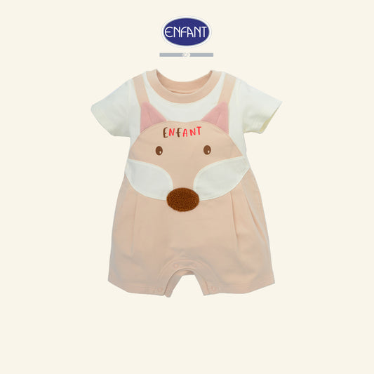 ENFANT ชุดบอดี้สูท ขาสั้น แรคคูน 0-12เดือน  EB8JW1