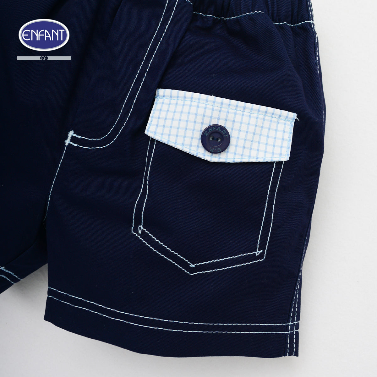 ENFANT ชุดเสื้อ+กางเกง เด็กชาย หมีขาว 3เดือน-2ปี EB1JX1