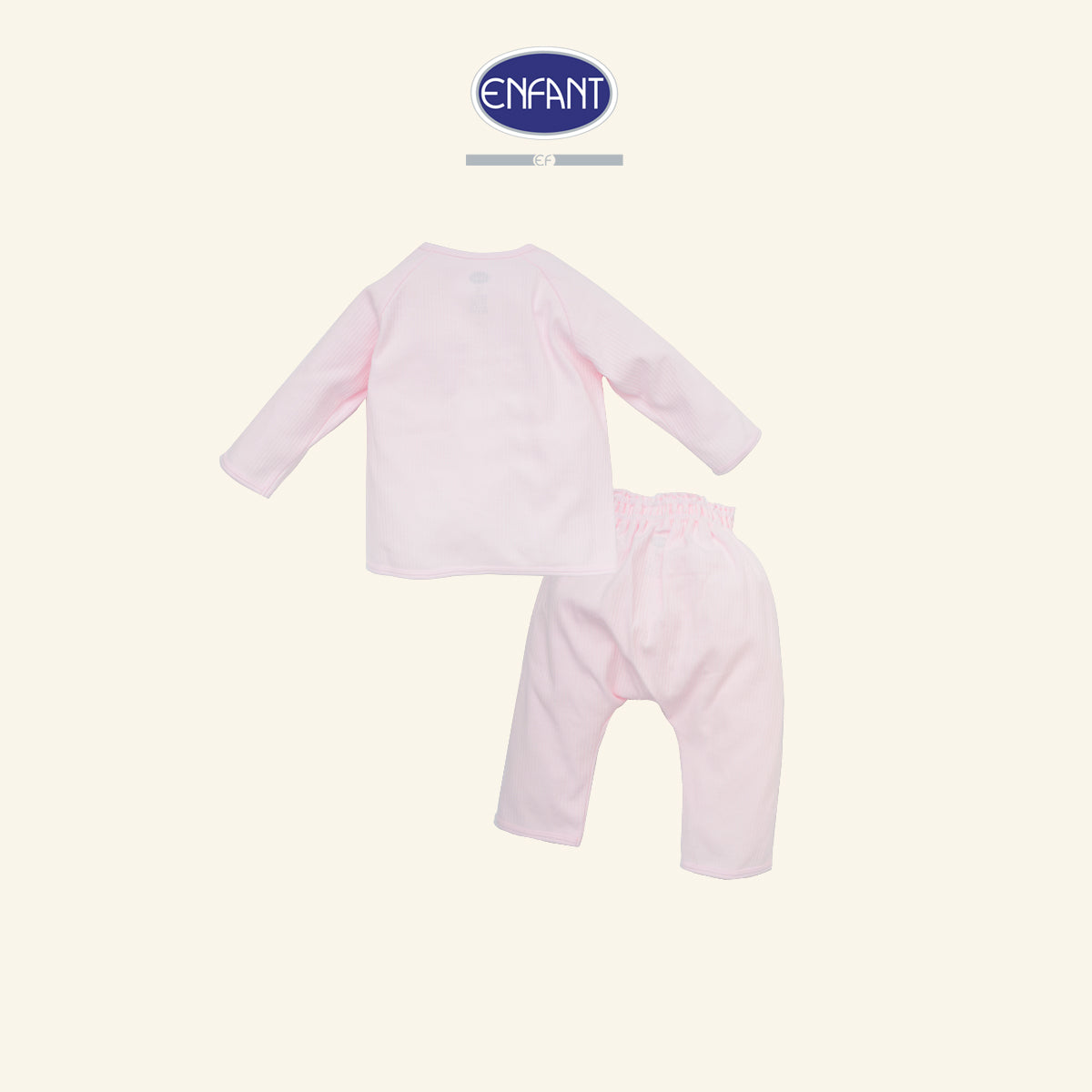 ENFANT ชุดSnapผ่าหน้า แขนยาว 3เดือน-2ปี หมีขาว ฟ้า-ชมพู EB1JX6