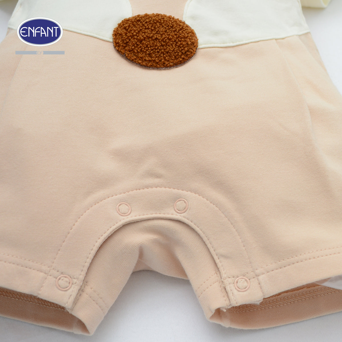 ENFANT ชุดบอดี้สูท ขาสั้น แรคคูน 0-12เดือน  EB8JW1