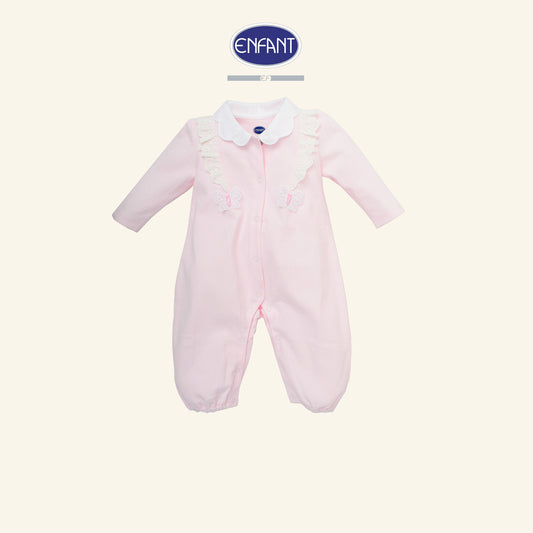 ENFANT ชุดบอดี้สูท ขายาว ชมพู เด็กหญิง   EB8JX6