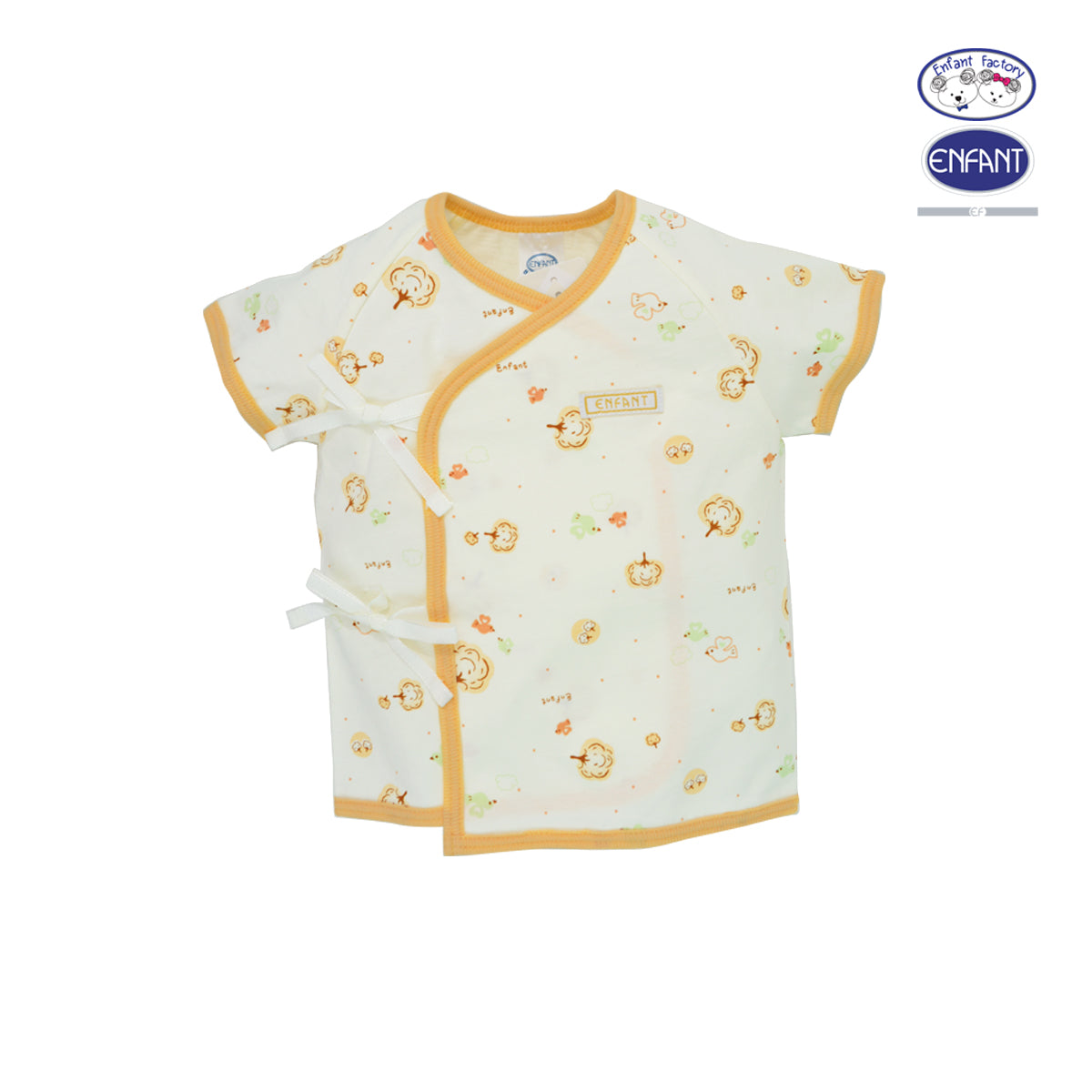 ENFANT BASIC ชุดเสื้อผูกแขนสั้น ED1CY5