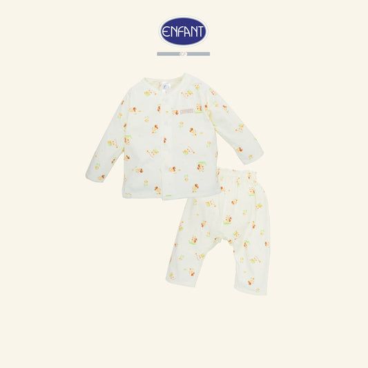 ENFANT ชุดเสื้อกระดุมแขนยาว สำหรับ 3 เดือน - 2 ขวบ ED1DI6