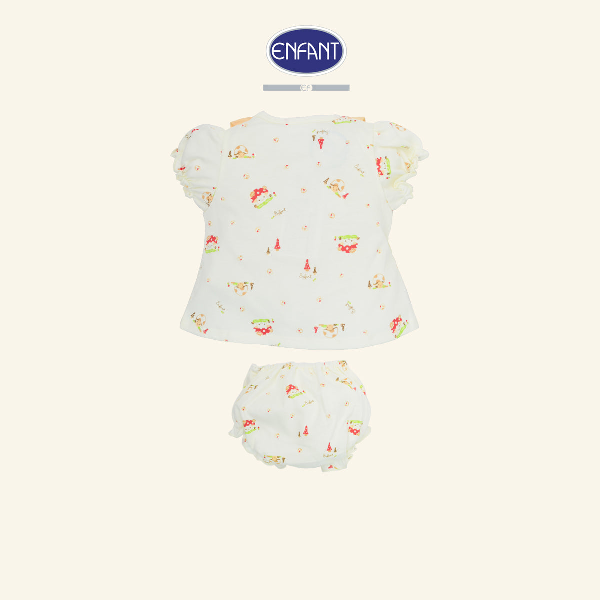 ENFANT ชุดเสื้อแขนกุด+กางเกง 0-3เดือน กวาง ED1DK2