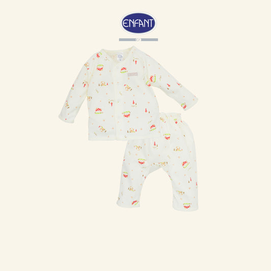 ENFANT ชุดกระดุม ลายเห็ดน้อย 3เดือน-2ปี ED1DK6