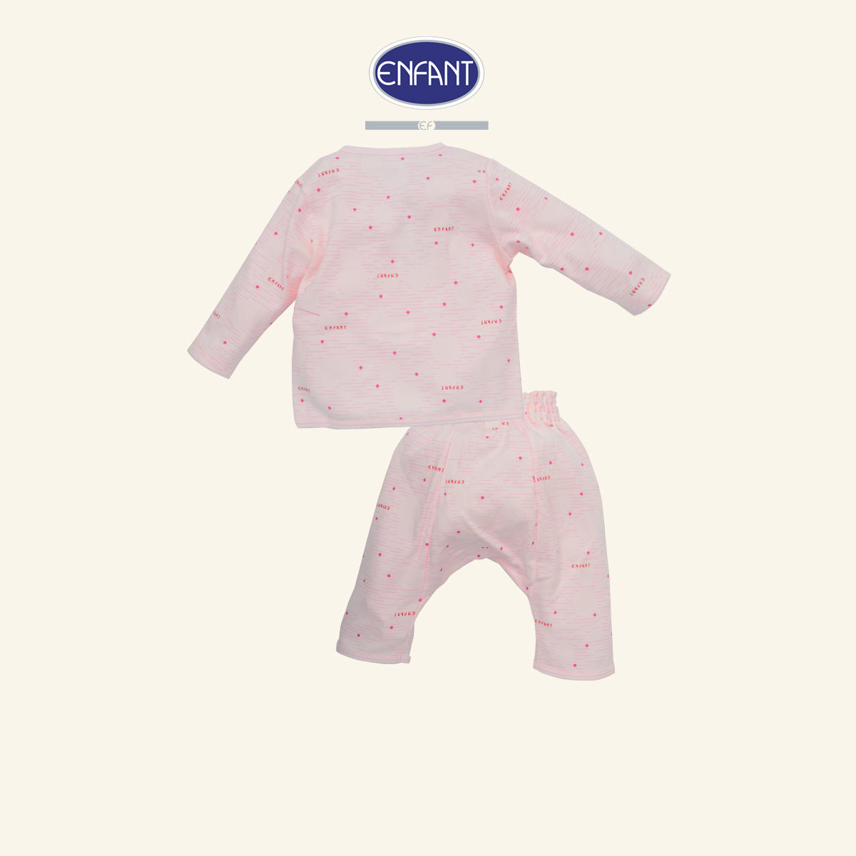 ENFANT ชุดเวลเปอร์เทป หมีน้อย ยาว แรกเกิด-6เดือน 2สี ED1DL7