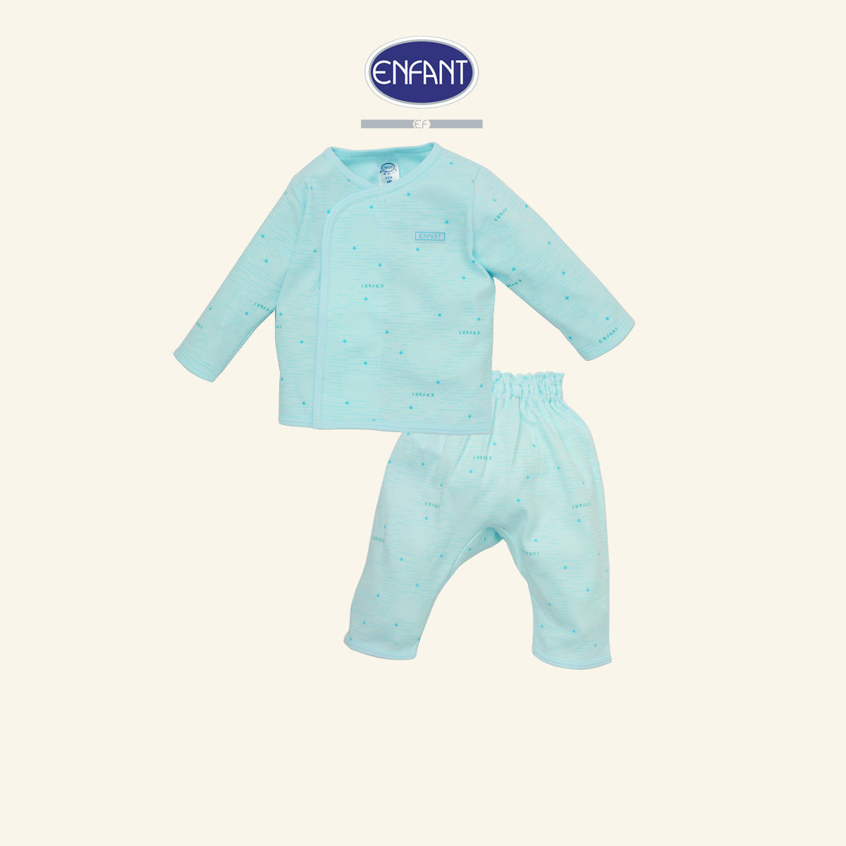 ENFANT ชุดเวลเปอร์เทป หมีน้อย ยาว แรกเกิด-6เดือน 2สี ED1DL7