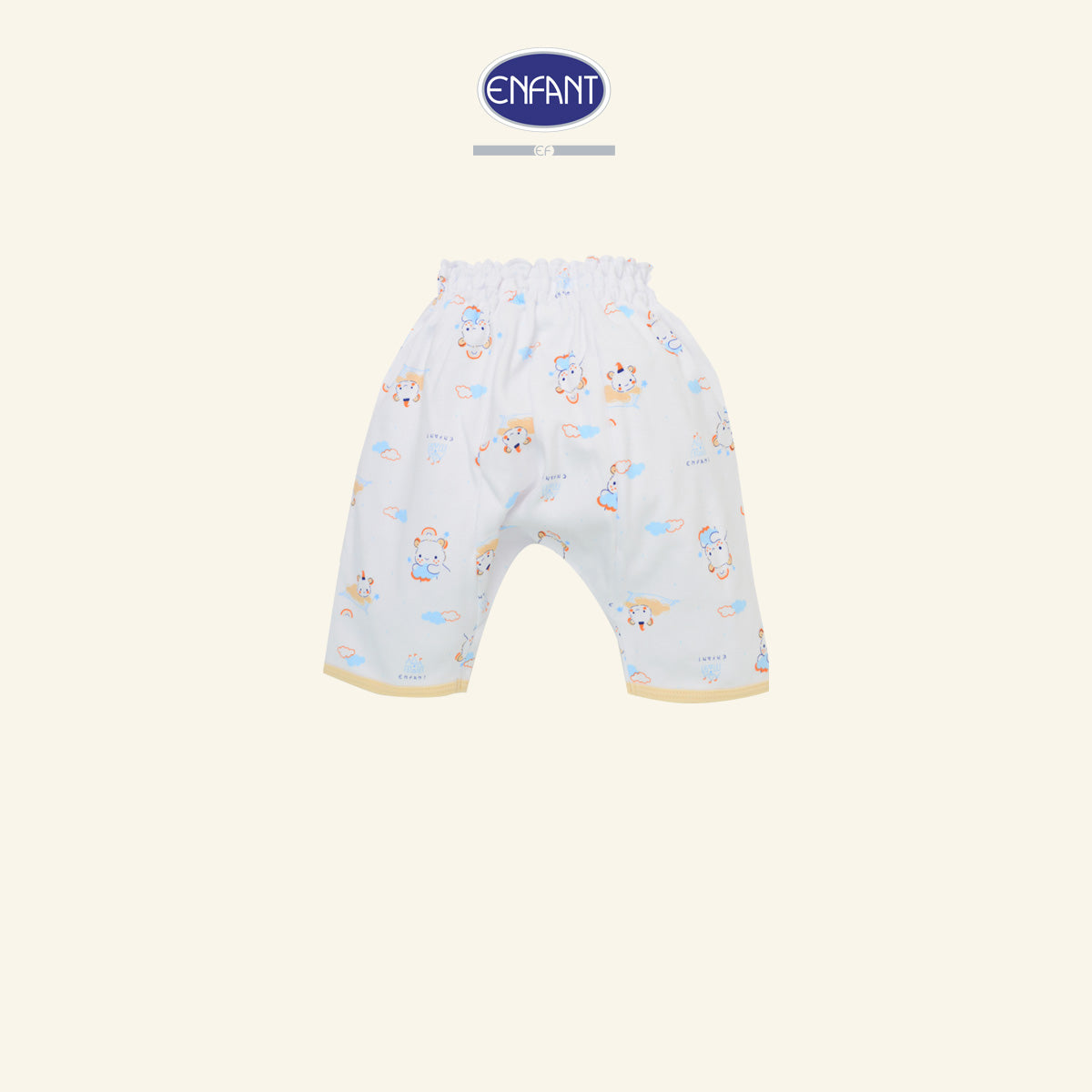 ENFANT BASIC ชุดเสื้อเวลโก้เทปแขนสั้น แรกเกิด-6เดือน น้องหมี ED1DM5