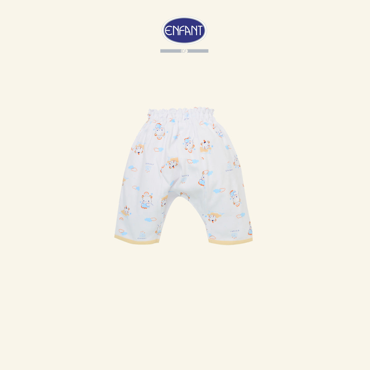 ENFANT BASIC ชุดเสื้อผ้าแขนยาวขายาวแบบสแนป สำหรับ 3 เดือน - 2 ขวบ น้องหมี ED1DM6