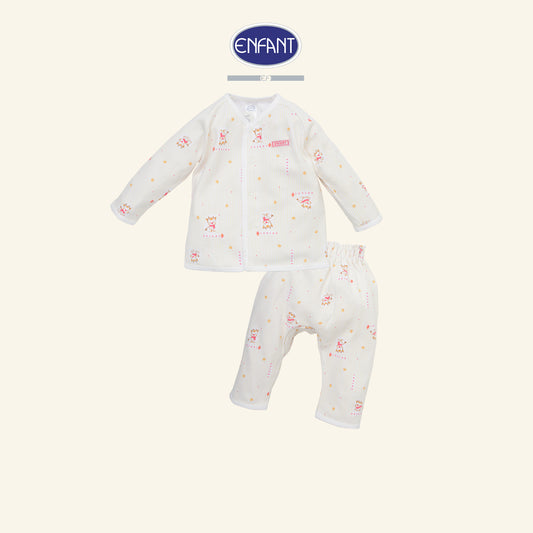 ENFANT ชุดSnap ยาว 3เดือน-2ปี กวาง  ED1DN6