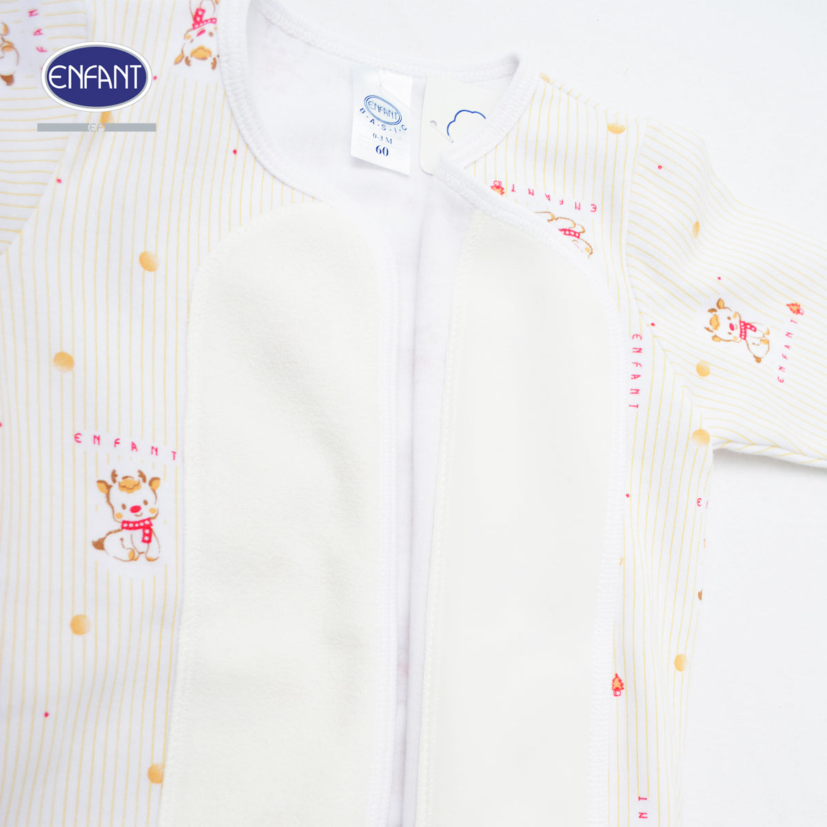 ENFANT ชุดเวลเปอร์เทป ยาว  0-6เดือน กวาง ED1DN7