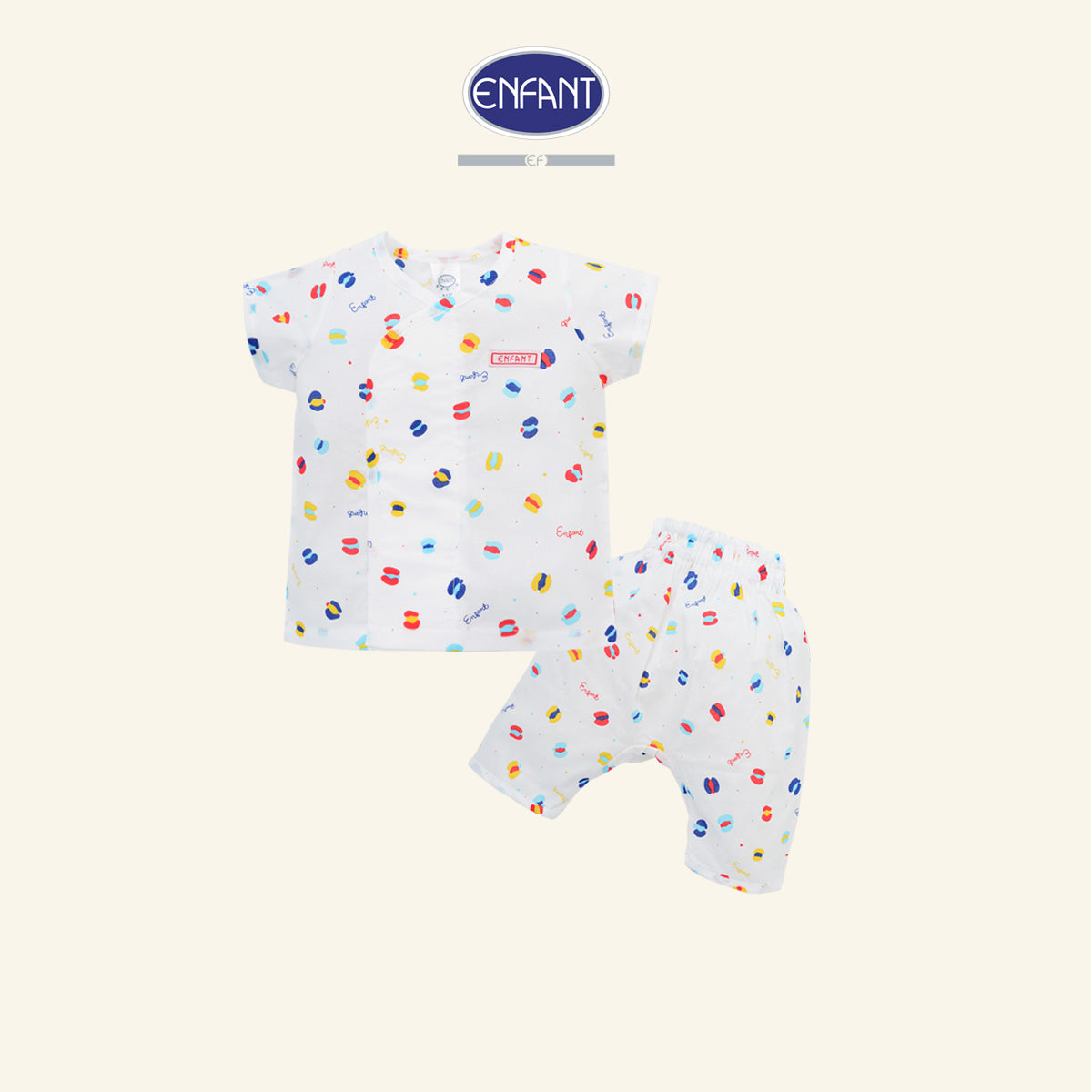 ENFANT ชุดเสื้อป้ายเด็ก สำหรับ แรกเกิด-6 เดือน  ED1DP5