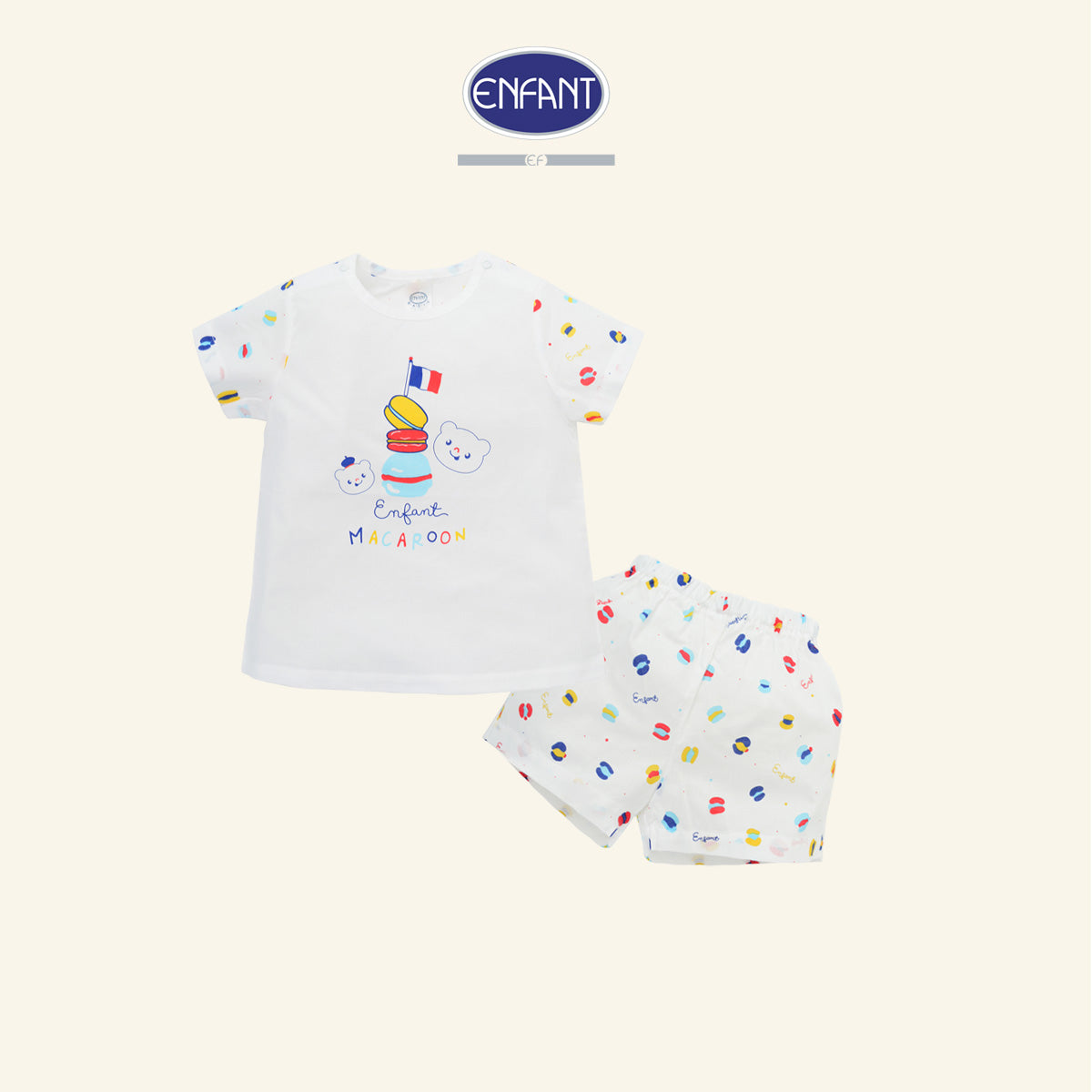 ENFANT ชุดเสื้อผ้าเด็ก สำหรับ 3 เดือน - 2 ขวบ ED1DP9