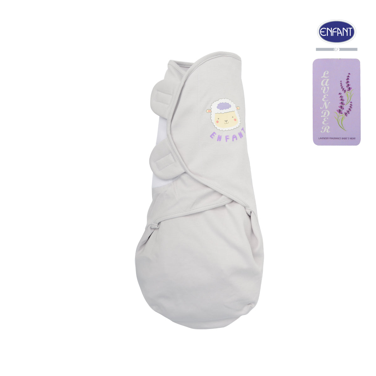 Enfant ผ้าห่อตัวสำเร็จรูปเด็กแรกเกิด ลาเวนเดอร์ ED6ZR2