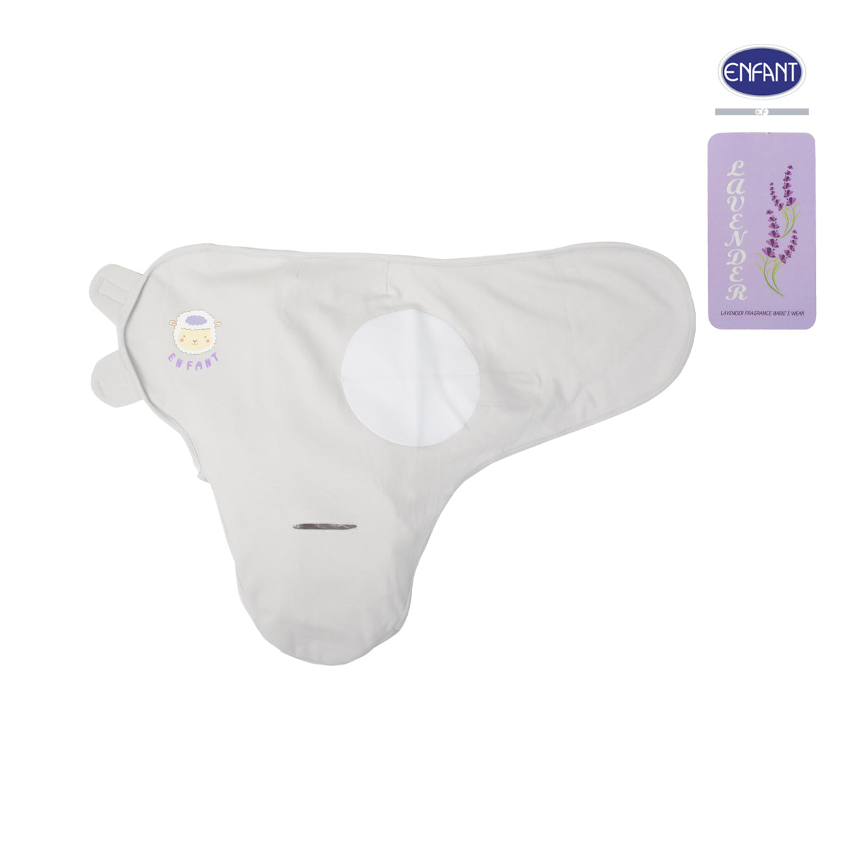 Enfant ผ้าห่อตัวสำเร็จรูปเด็กแรกเกิด ลาเวนเดอร์ ED6ZR2