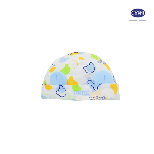 ENFANT BASIC หมวกเด็กเล็ก สำหรับแรกเกิด-3เดือน (ผ้าป่าน) ED7DF6