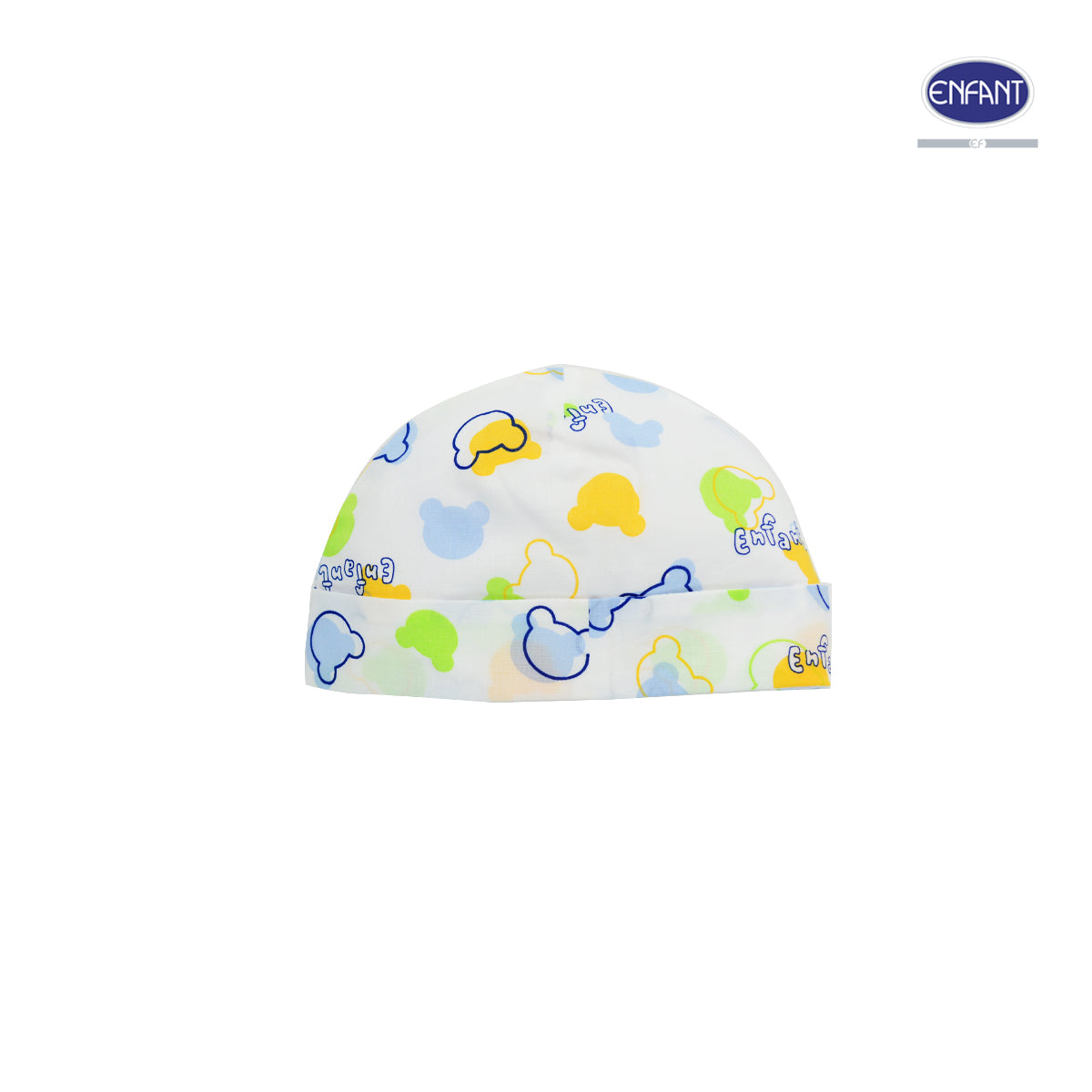 ENFANT BASIC หมวกเด็กเล็ก สำหรับแรกเกิด-3เดือน (ผ้าป่าน) ED7DF6