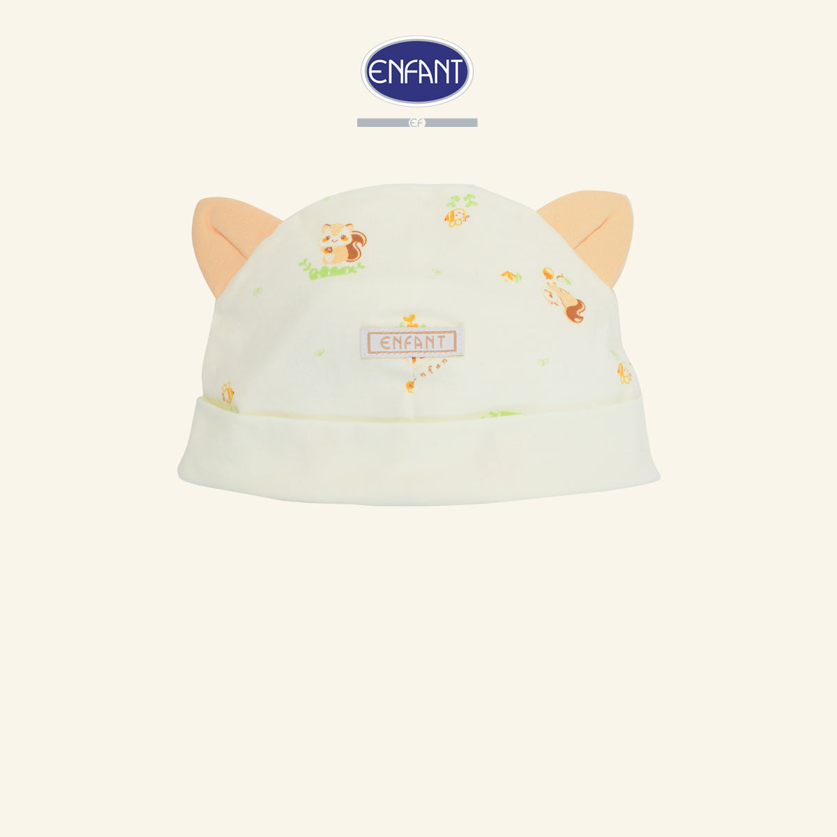 ENFANT หมวกเด็กอ่อน สำหรับแรกเกิด- 6 เดือน ED7DI6