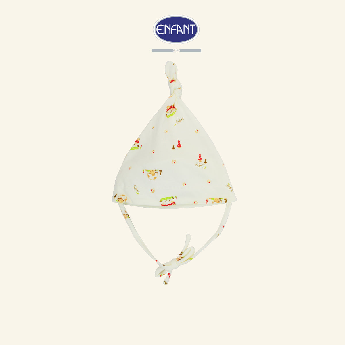 ENFANT – หมวกเด็กอ่อนลายเห็ดน้อย ED7DK6