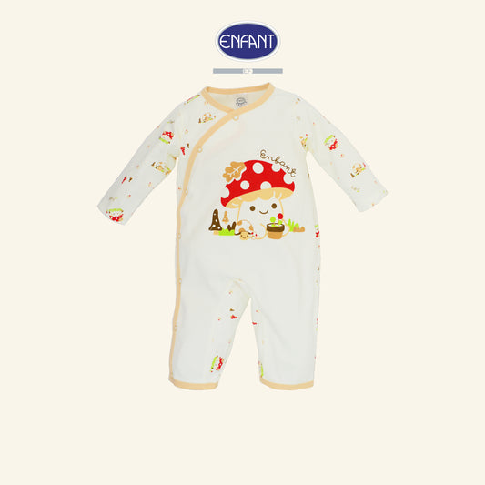 ENFANT ชุดบอดี้สูท ลายเห็ดน้อย แรกเกิด-1ปี   ED8DK9