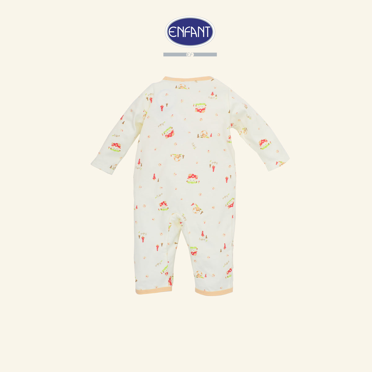 ENFANT ชุดบอดี้สูท ลายเห็ดน้อย แรกเกิด-1ปี   ED8DK9