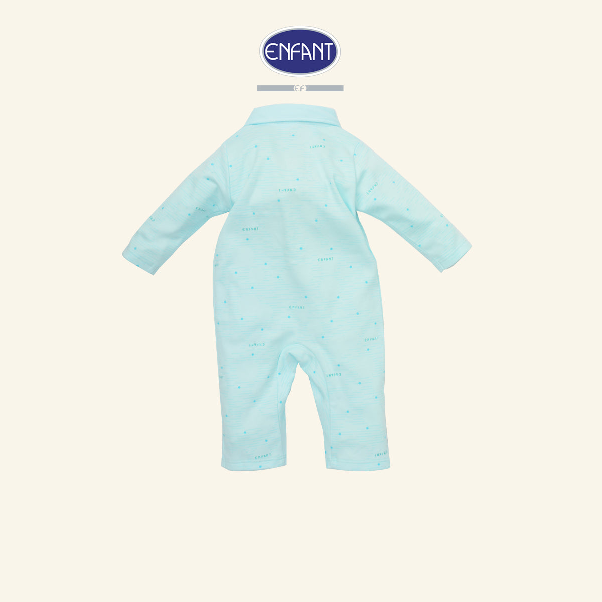 ENFANT ชุดบอดี้สูท คอปก ฟ้า แรกเกิด-6เดือน ED8DL9