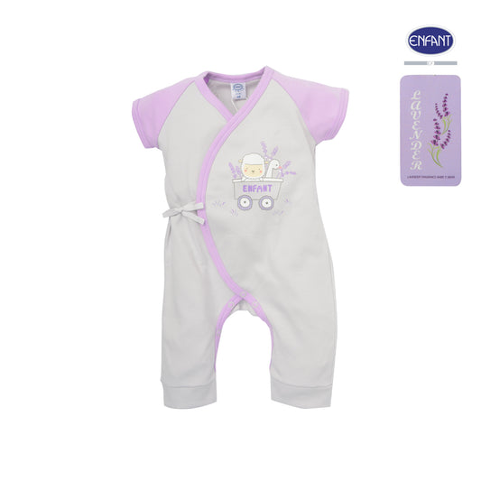 Enfant  ชุดบอดี้สูทแขนสั้น ลาเวนเดอร์