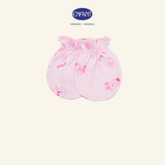 ENFANT ถุงมือ-ถุงเท้า ฟรีไซซ์ ลายน้องหมี 2สี (ขายแยกชิ้น)รุ่นED9DH0-ED9DH1