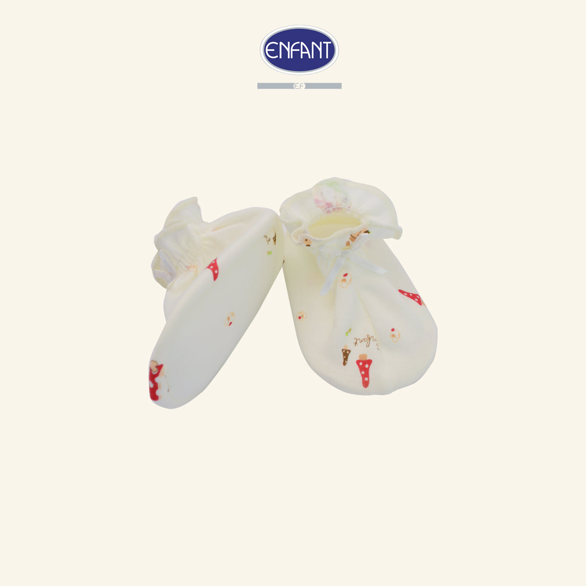 ENFANT ถุงมือ-ถุงเท้า ลายเห็ดน้อย (ขายแยกชิ้น) ED9DK0+ED9DK1