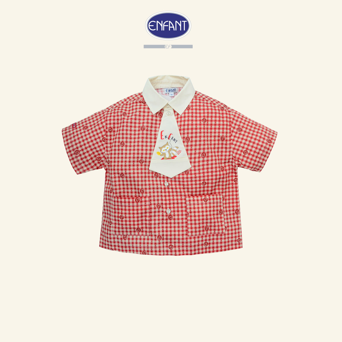 ENFANT ชุดเสื้อผ้าเด็กชาย สำหรับ 1 ขวบ-8 ขวบ EE1U80