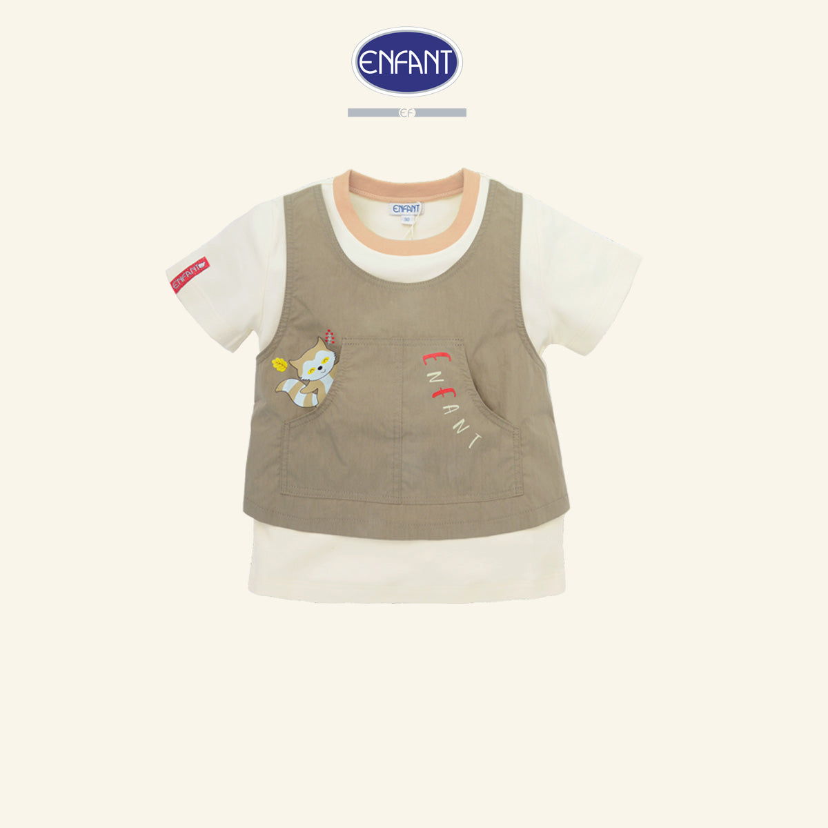 ENFANT ชุดเสื้อผ้าเด็กชาย สำหรับ 6 เดือน-8 ขวบ EE1U81