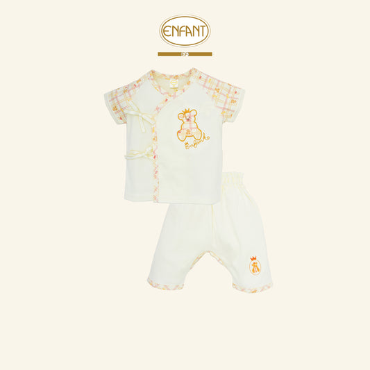 ENFANT ชุดผูกเด็กอ่อน ลายหมีแรกเกิด-6เดือน รุ่นEF1EM5