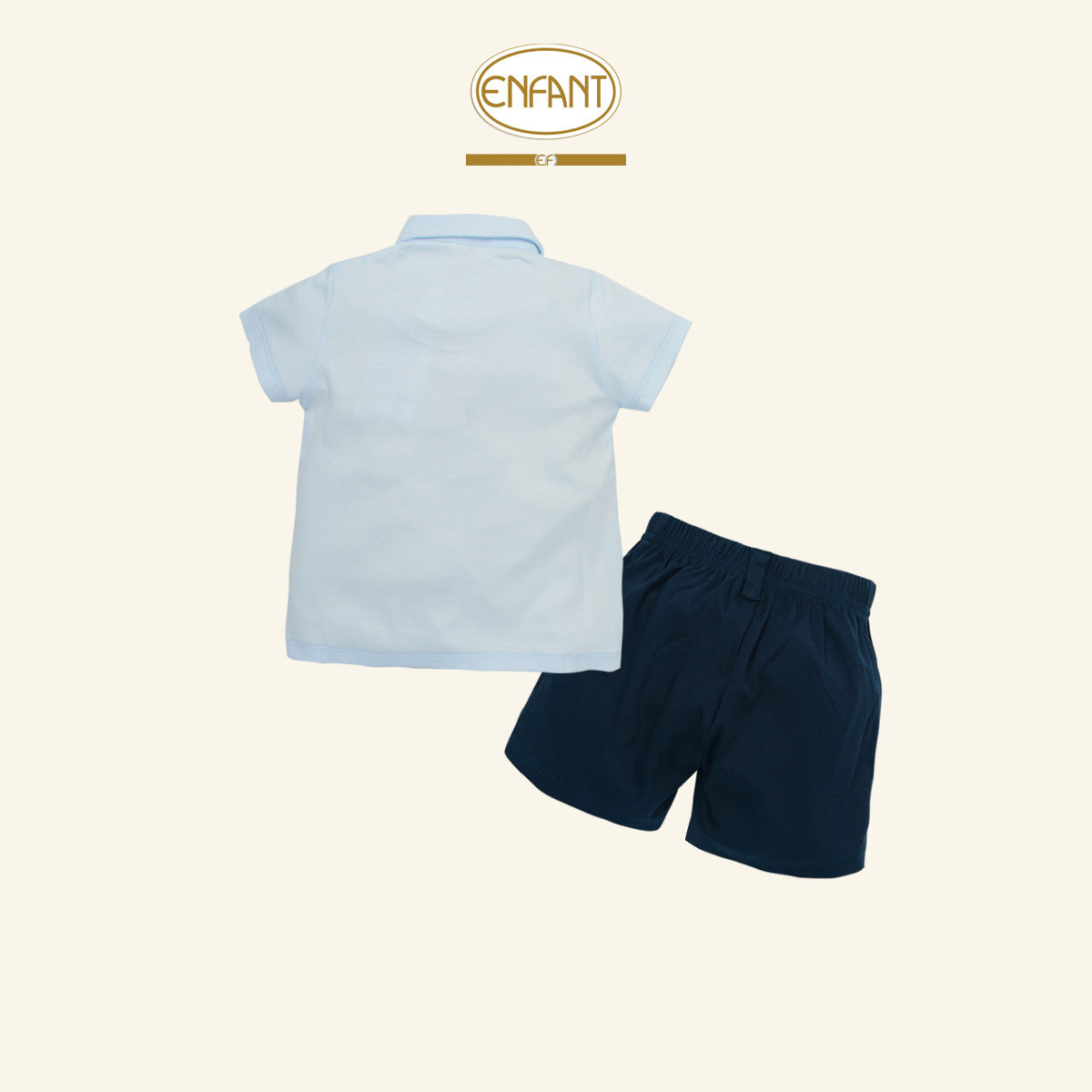 ENFANT ชุดหล่อ คอปก เด็กชาย 3เดือน-2ปี  EF1ES0