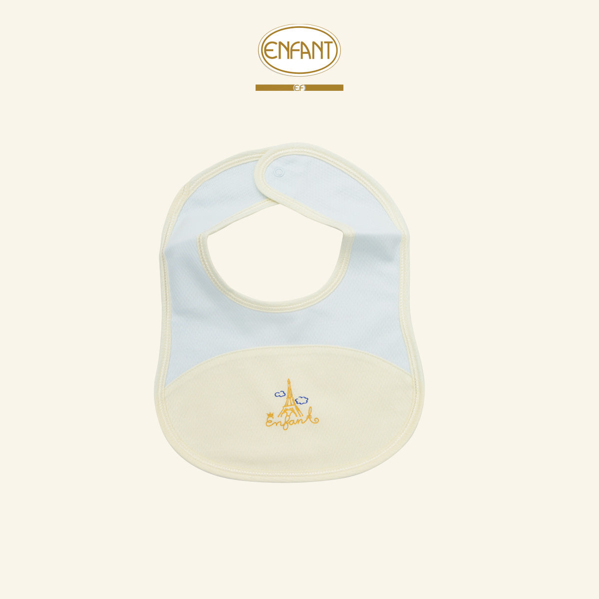 ENFANT ผ้ากันเปื้อน ฟ้า-ชมพู ฟรีไซซ์ น่ารัก EF5ES0