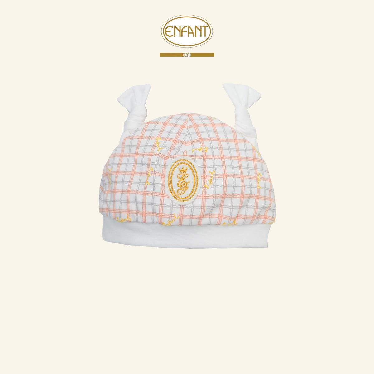ENFANT หมวก เด็กเล็ก สก็อต 1-6เดือน EF7EU5