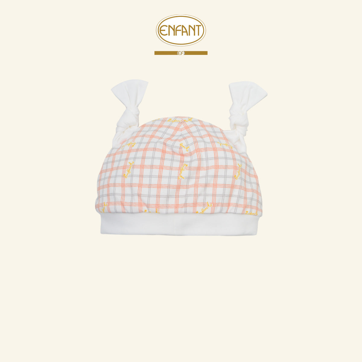 ENFANT หมวก เด็กเล็ก สก็อต 1-6เดือน EF7EU5