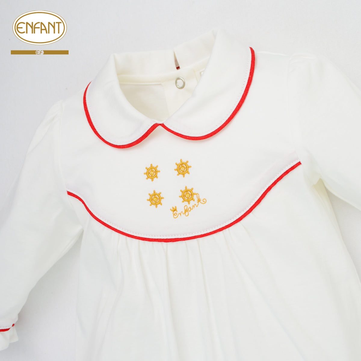 ENFANT บอดี้สูท เด็กหญิง 0-6เดือน กะลาสี EF8EN6