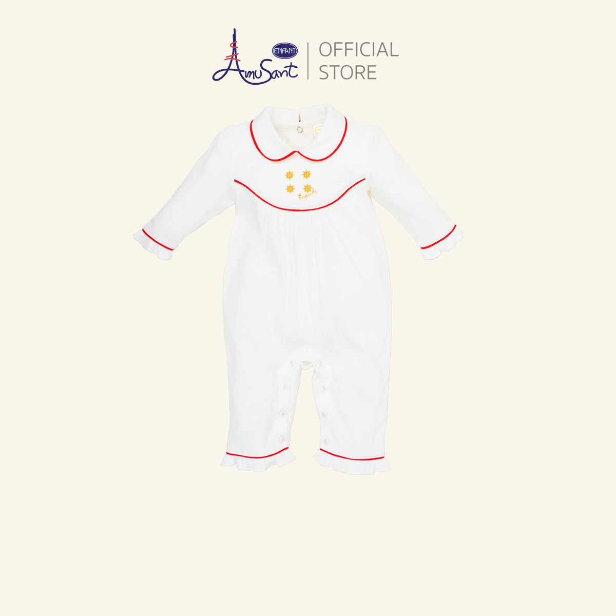 ENFANT บอดี้สูท เด็กหญิง 0-6เดือน กะลาสี EF8EN6