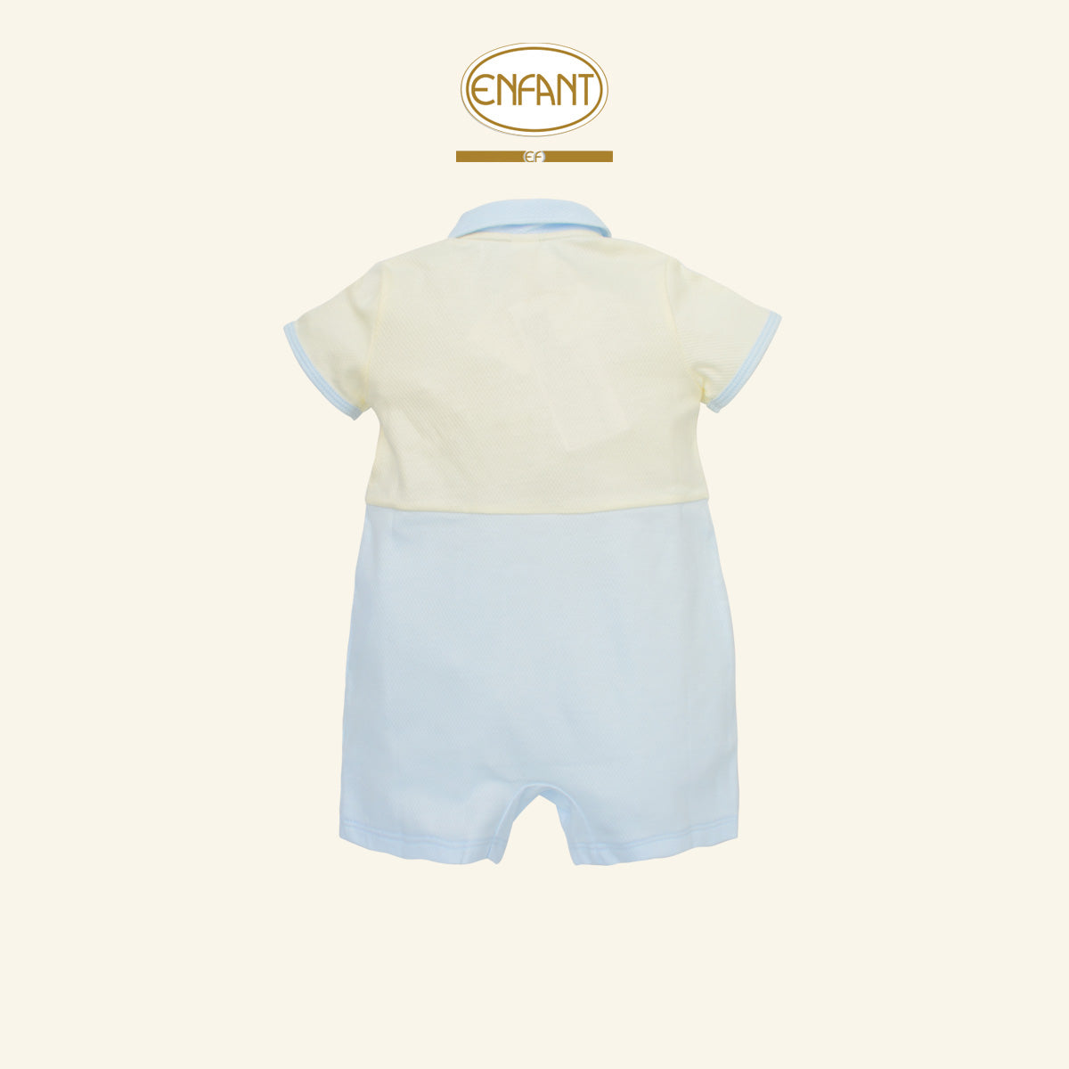 ENFANT ชุดบอดี้สูทเอี๊ยม เด็กชาย 3-12เดือน  EF8ES1