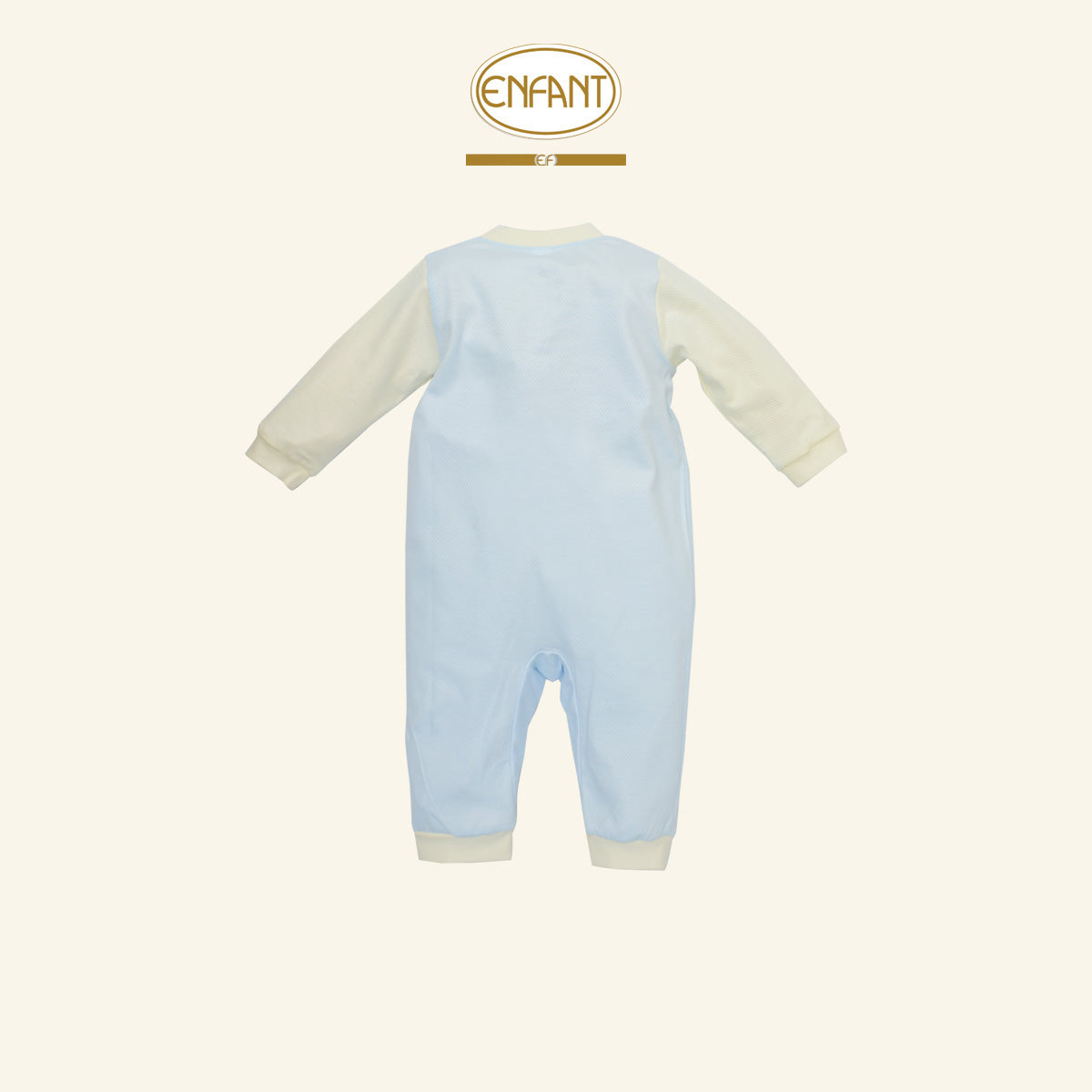 ENFANT ชุดบอดี้สูท ยาว  แรกเกิด-6เดือน ฟ้า  EF8ES4
